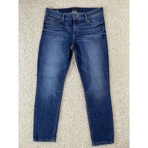 LUCKY BRAND LOLITA Ankle Skinny Jeans Size 10/30 ORTA Twilight Blue Stretch MINT